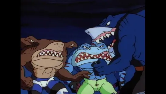 Уличные Акулы 25 серия / Street Sharks Episode 25 (1994 - 1995) Пещерные акулы