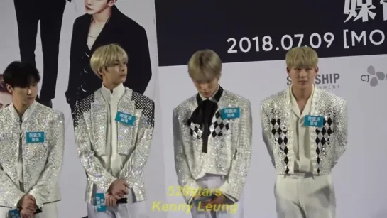 [VK][09.07.2018] Press conference  The 2nd World Tour "THE CONNECT" in Hong Kong @520stars2