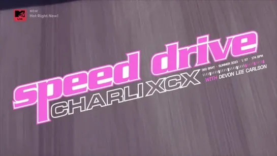 Charli XCX - Speed Drive (From «Barbie The Album») (MTV Live) Hot Right Now!