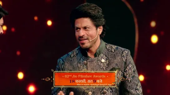 62nd Filmfare Awards  - Kapil and Shahrukh  - Promo (2)