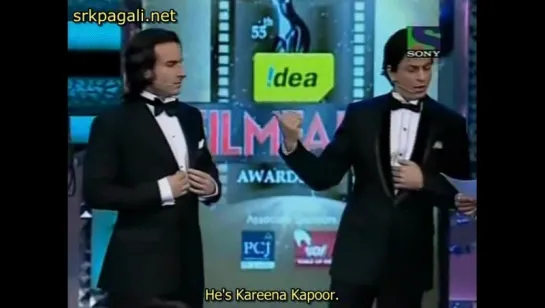 2010 Filmfare Awards/выступление Шахрукх Кхана и Салиф Али Кхана/1