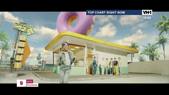 BTS - Dynamite (VH1 Italia) Top Chart Right Now. 9 место