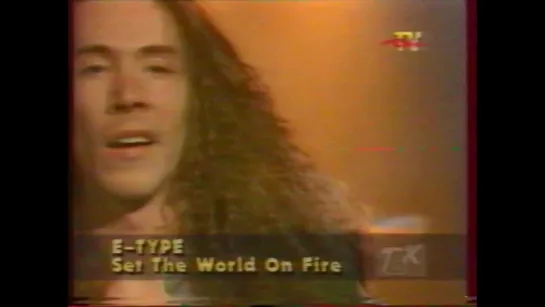 E-Type - Set The World On Fire (Biz-TV) (ТБК, сентябрь 1994)