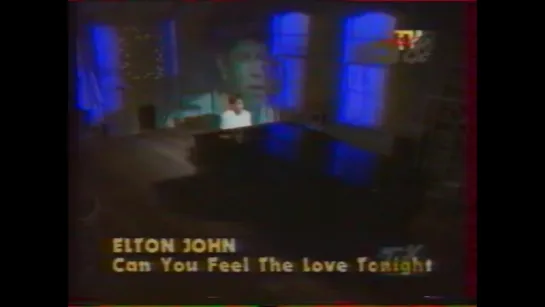 Elton John - Can You Feel The Love Tonight (Biz-TV) (ТБК, сентябрь 1994)