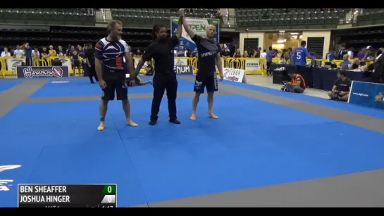 Josh Hinger vs Benjamin Sheaffer IBJJF 2016 Chicago Summer Open