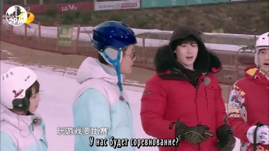 160116 Grade One Freshman Ep.12 - часть с Никкуном (2PM) (русс. саб)