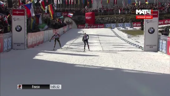 Dorothea Wierer vs. Franziska Preuss #HOC15 (Finish_13/12/2015)