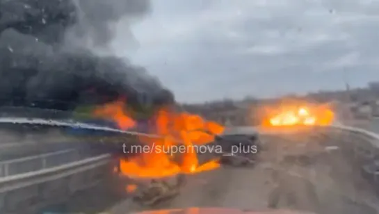 Укры попали под артобстрел