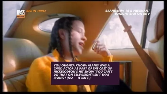 Alanis Morissette - Ironic (MTV Classic UK) Big In 1996!