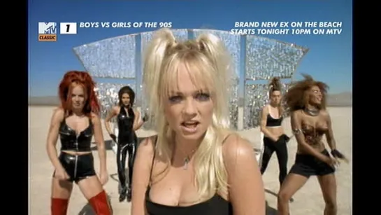 Spice Girls - Say You'll Be There (MTV Classic UK) Boys vs Girls Of The 90's. 1 место