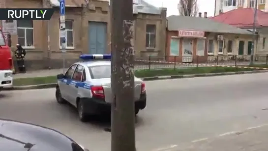 Видео с места взрыва в Ростове-на-Дону