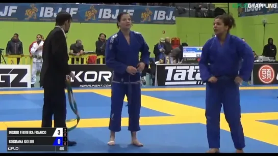 Ingrid Ferreira Franco vs Bogdana Golub IBJJF 2017 European Championships