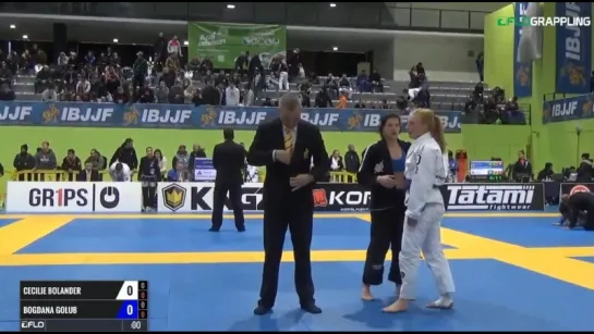 Cecile Bolander vs Bogdana Golub IBJJF 2017 European Championships