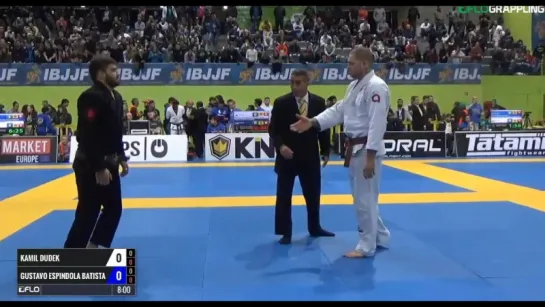 Kamil Dudek vs Gustavo Batista IBJJF 2017 European