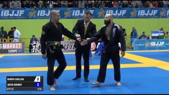 Ramos Cavallina vs Artem Sidorov #ibjjfeuro17 #bjj_freaks