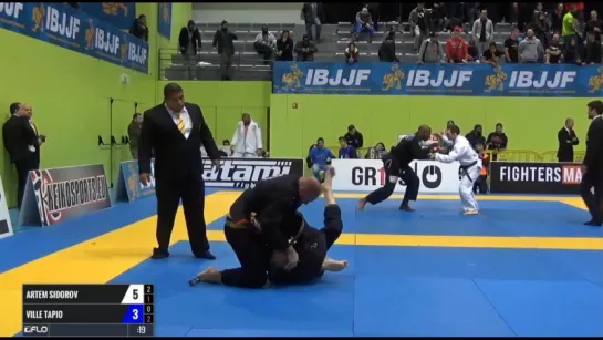 Artem Sidorov vs Ville Tapio #ibjjfeuro17 #bjj_freaks