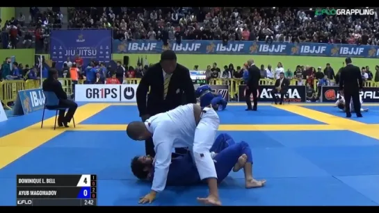 Dominique Bell vs Ayub Magomadov #ibjjfeuro17 #bjj_freaks