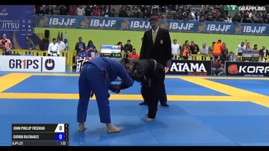 John Phillip Freeman vs Giorgi Razmadze #ibjjfeuro17 #bjj_freaks