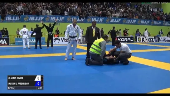 Claudio Calasans vs Muslim Patsarigov #IBJJFEURO17