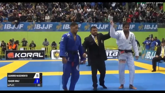 Leandro Lo vs Isaque Bahiense #IBJJFEURO17