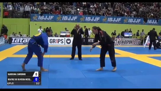 Karolina Zawoddnik vs Beatriz Mesquita #IBJJFEURO17