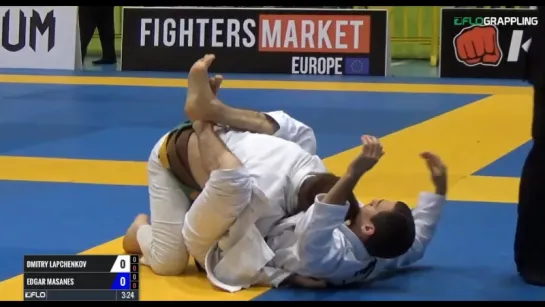 Dmitry Lapchenkov vs Edgar Masanes #ibjjfeuro17