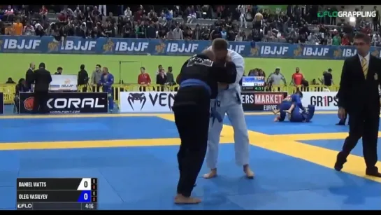 Daniel Watts vs Oleg Vasilyev #ibjjfeuro17