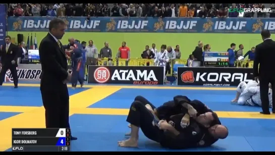 Tony Forsberg vs Igor Dolmatov #ibjjfeuro17