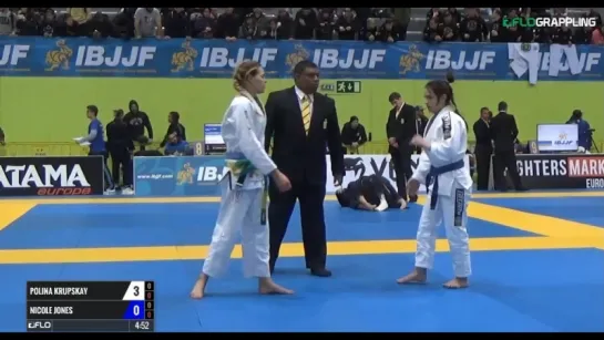 Polina Krupskay vs Nicole Jones #ibjjfeuro17