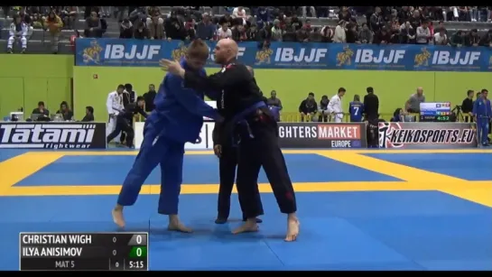 Christian Wigh vs Ilya Anisimov #ibjjfeuro17