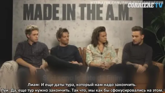 One Direction Corriere Interview [RUS SUB]