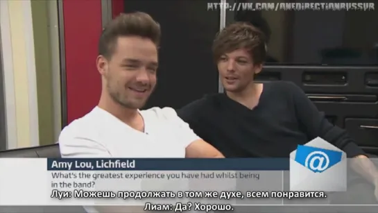 One Direction - Liam and Louis interview for ITV [RUS SUB]