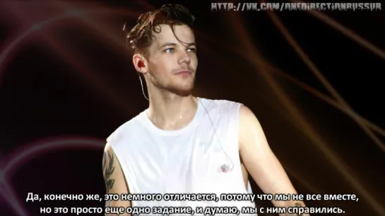 Louis' interview for Vodafone Big Top 40 [RUS SUB]