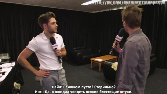 Nialls HUGE Dressing Room! (Backstage Tour Pt. 1) [RUS SUB]