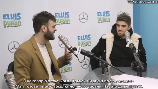 The Chainsmokers on Who Do You Love With 5 Seconds of Summer Elvis Duran Show [RUS SUB]