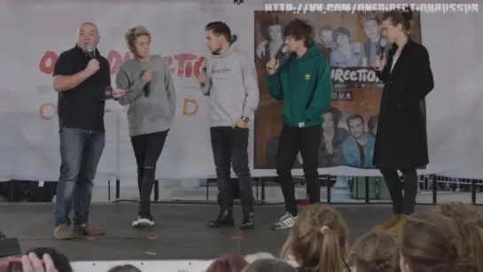 One Direction Orlando Q&A - Recording FOUR [RUS SUB]