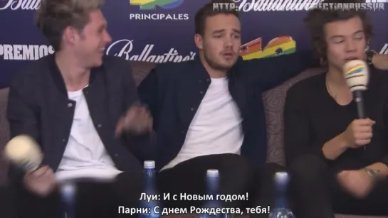 One Direction con Uri Sabat y Daniela Blume [RUS SUB]