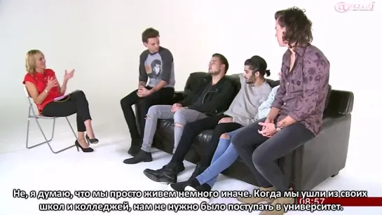 One Direction interview on BBC Breakfast [RUS SUB]