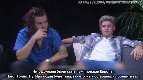 Maarten ontmoet One Direction [RUS SUB]