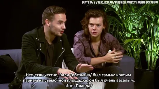 One Direction: Danny DeVito threw poo at us! [RUS SUB]