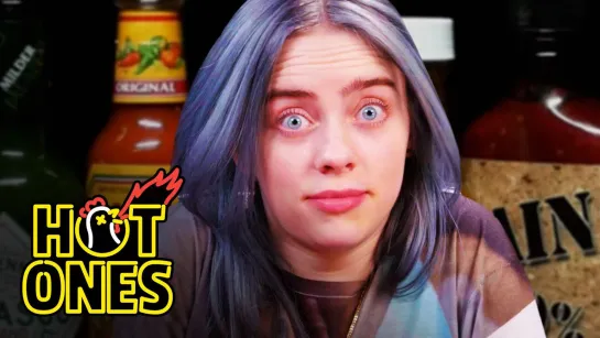 Billie Eilish Freaks Out While Eating Spicy Wings | Hot Ones [RUS SUB]