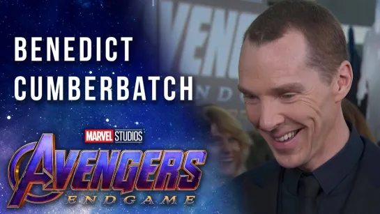 Benedict Cumberbatch on working with the Russo Brothers LIVE on the Avengers Endgame Red Carpet [RUS SUB]