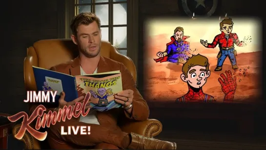 Avengers Cast Reads New Thanos Childrens Book [RUS SUB]