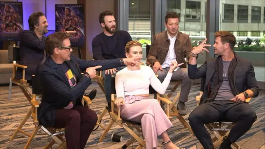 Avengers Endgame cast talks about the films highly-anticipated debut GMA [RUS SUB]