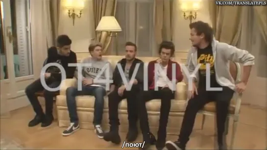 One Direction Unseen Interview (FRANCE 2013/2014) [RUS SUB]