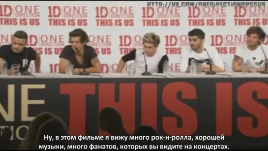 One Direction asked about sex and drugs at press conference [RUS SUB]