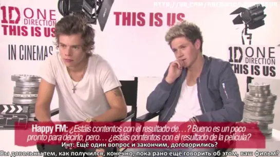 Niall Horan y Harry Styles- Entrevista Completa con HappyFM [RUS SUB]