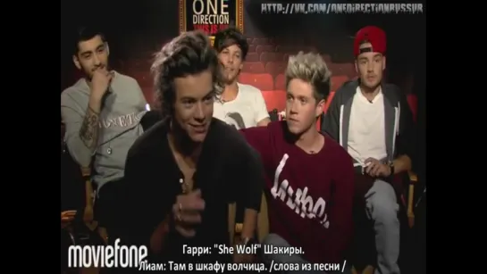 One Direction Answers Fans Burning Questions - AOL [RUS SUB]