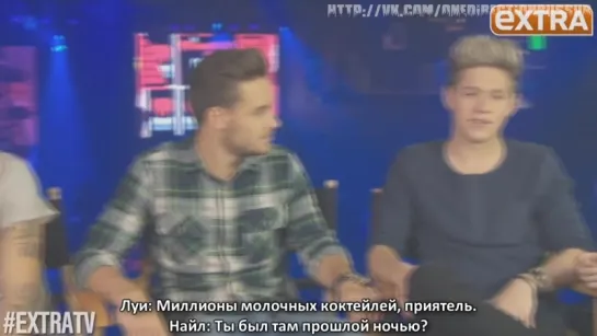 One Direction on Dating Rumors, Midnight Memories and Their Favorite Late-Night Foods [RUS SUB]