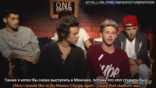 One Direction Talks Global Success Career Highlights - This Is Us Exclusive Interview [RUS SUB]